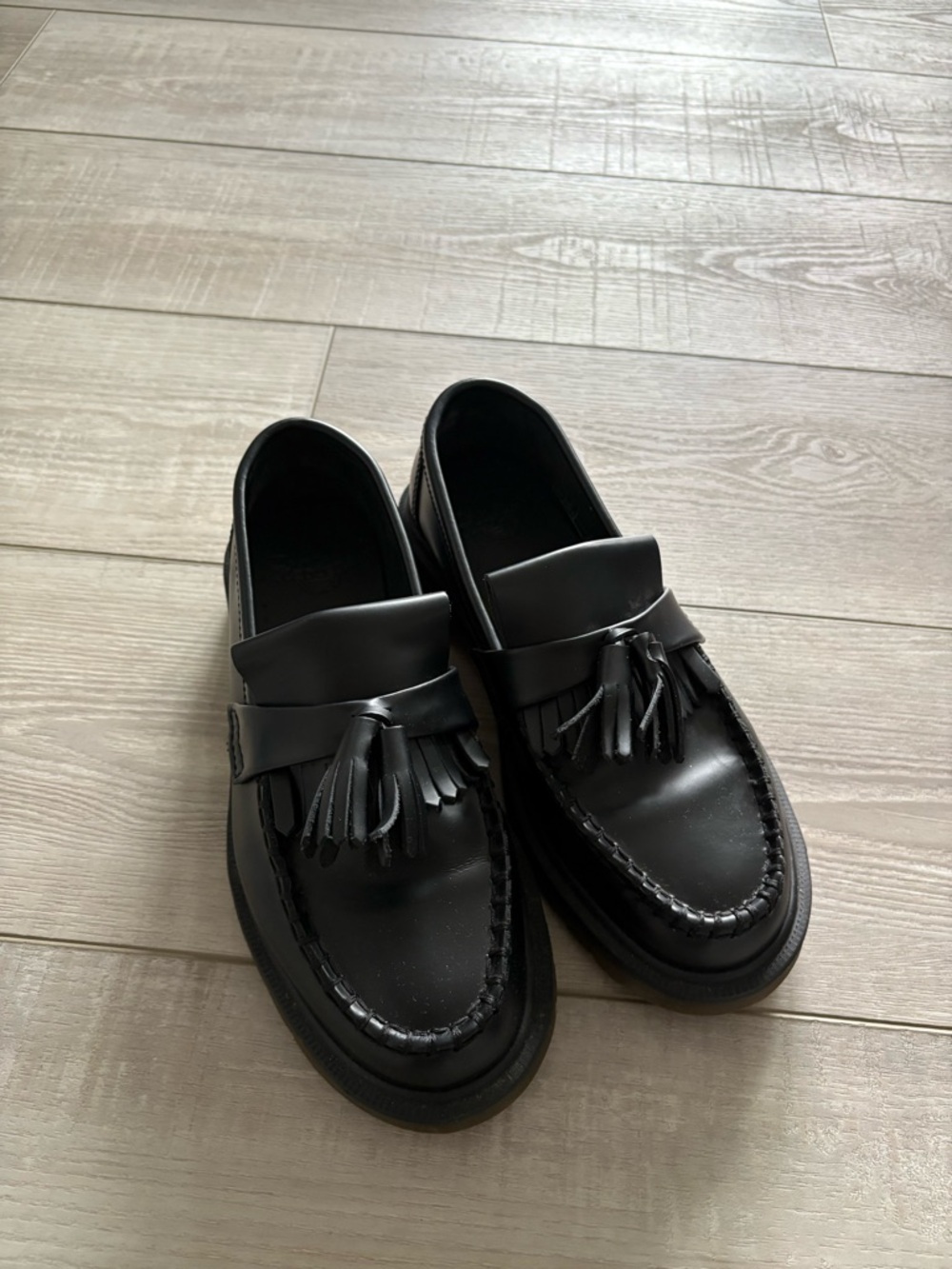 Dr. Martens Black Tassel Loafers